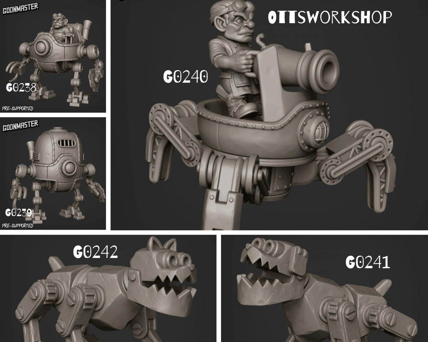 Gnome Machines set 1 by goons