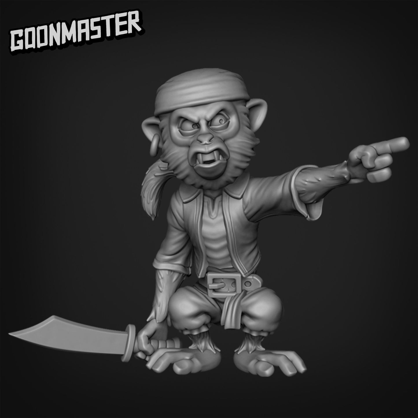 Monkey Pirate set 1 by goons