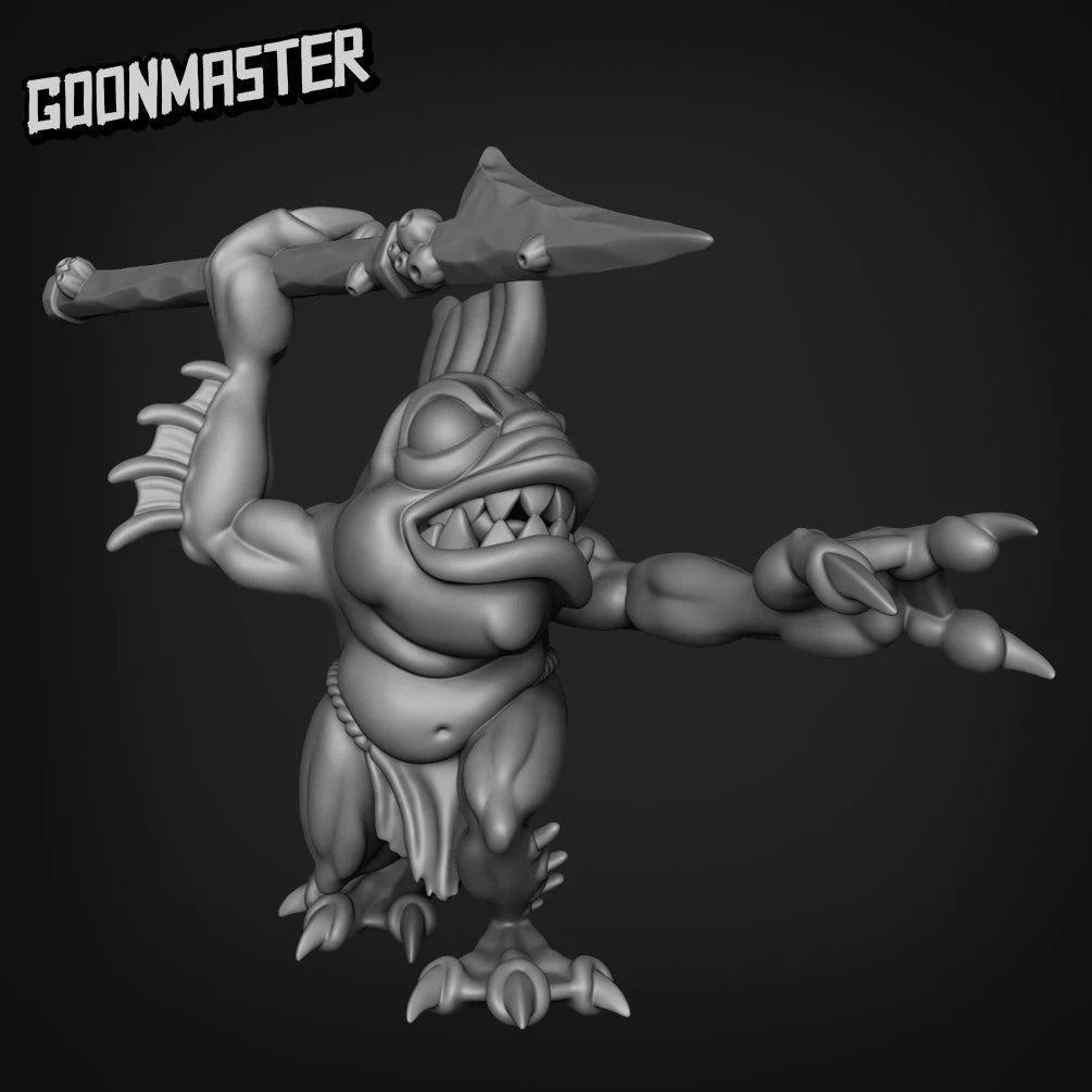 Fish-folk Fighter set 1 by goons