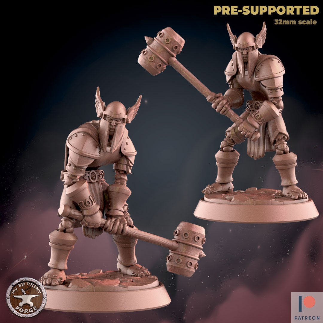 Scarlet Monastary Bundle by My3dPrintForge Dnd, Dungeon and Dragon Mini, Tabletop Miniature, Miniature, Fantasy Miniatures, Ghoul, Cultist