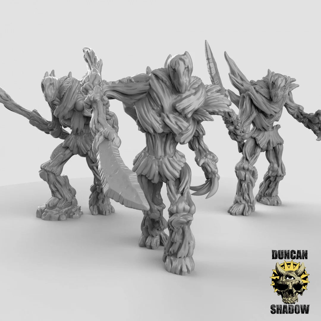 Dryad Tree-creature set 2 by Duncan shadows