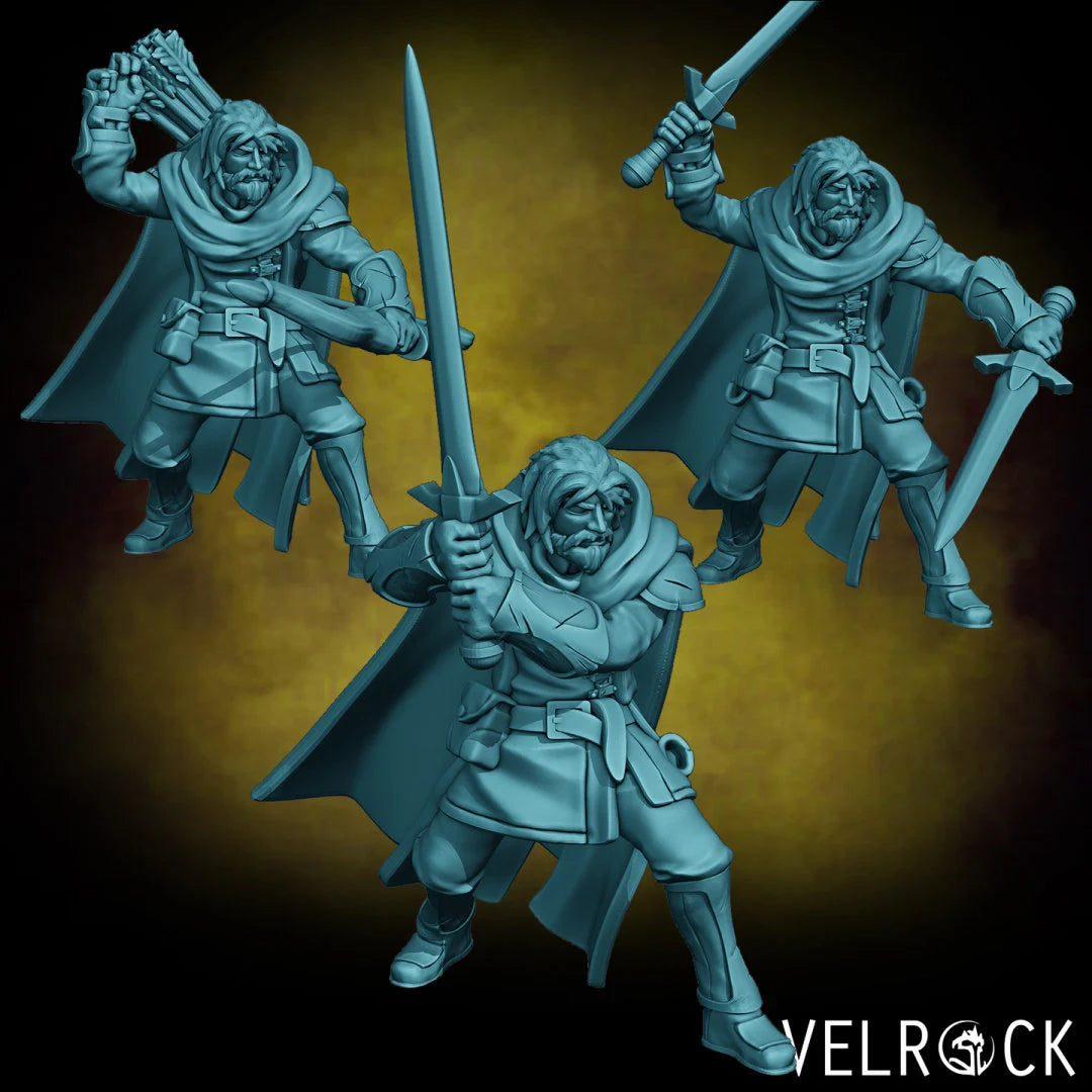 Human Ranger Miniatures - Ottsworkshop