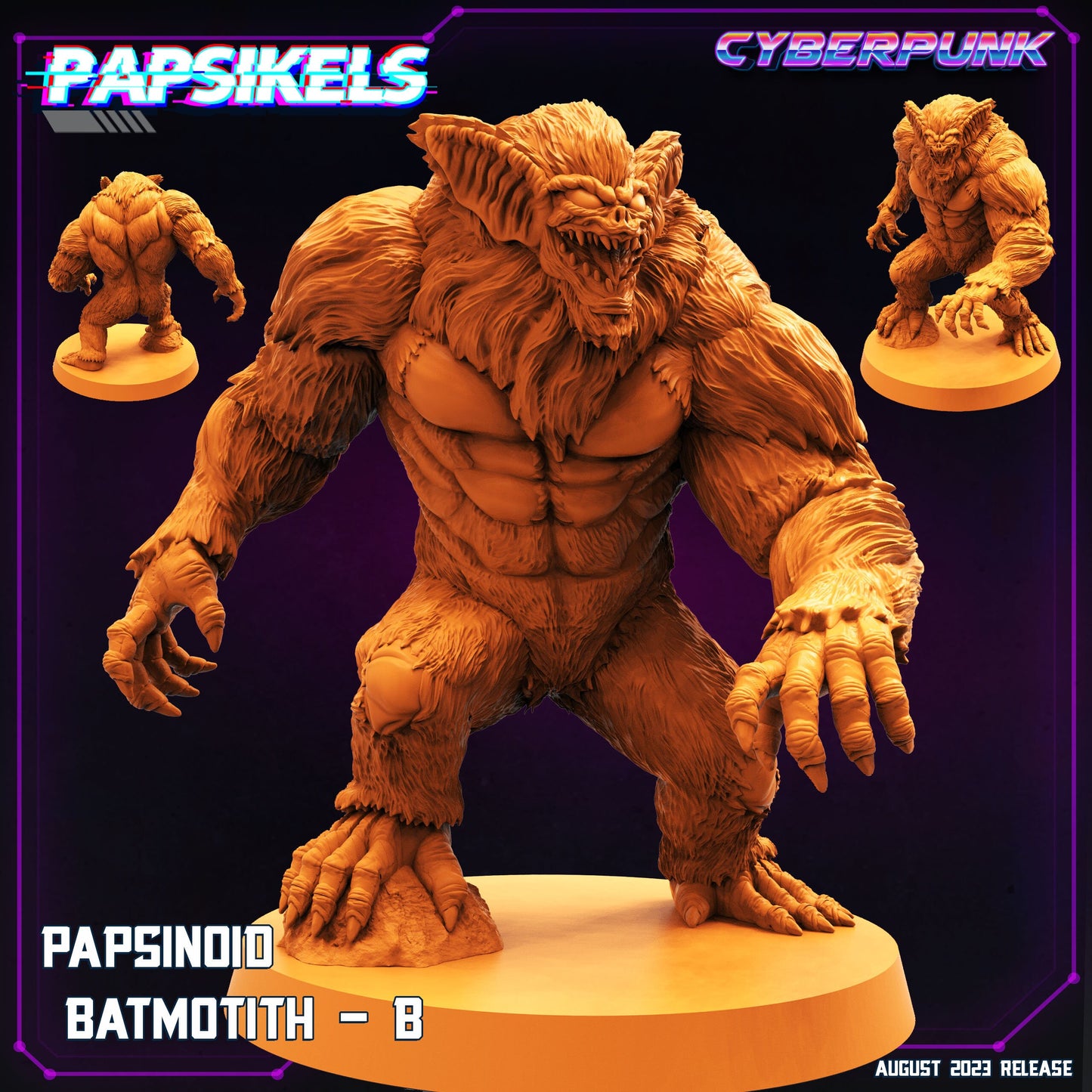 Papsinoid Batmotith Miniatures