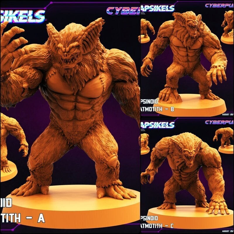 Papsinoid Batmotith Miniatures