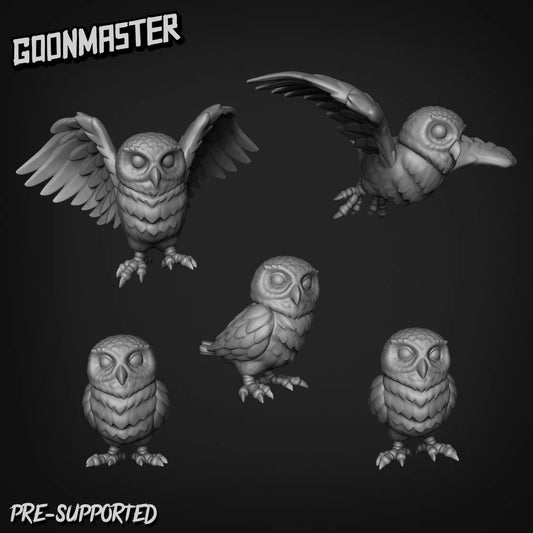 Owl Familiar set 1 by goons
