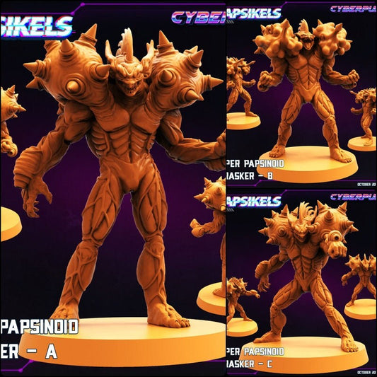 Hyper Papsinoid Grasker Miniatures by Papsikels Miniatures Dnd, Dungeon and Dragon Mini, Tabletop Miniature, Aliens, Sci Fi.