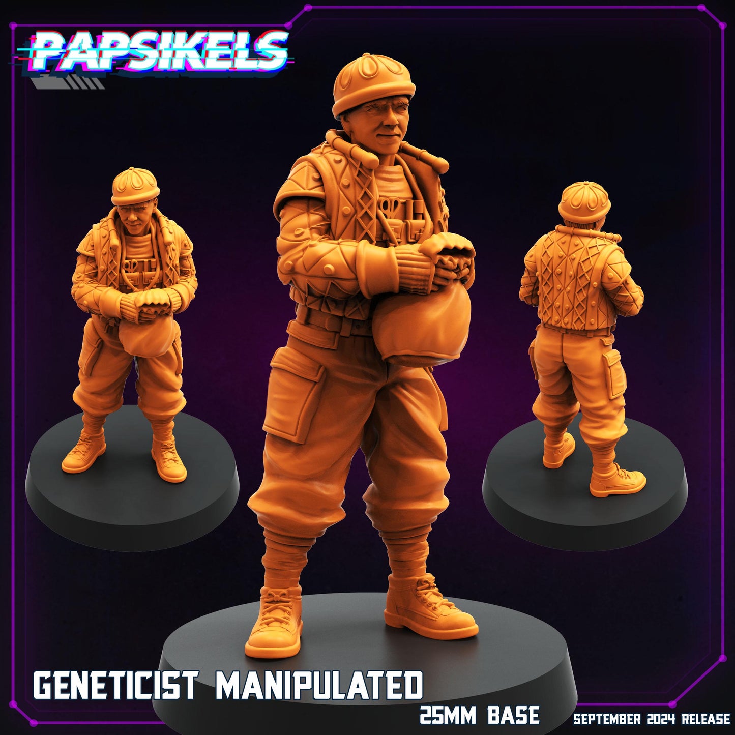 Replicants and Runners Miniatures by Papsikels Miniatures Dnd, Dungeon and Dragon Mini, Tabletop Miniature, Space Crew, Sci Fi.