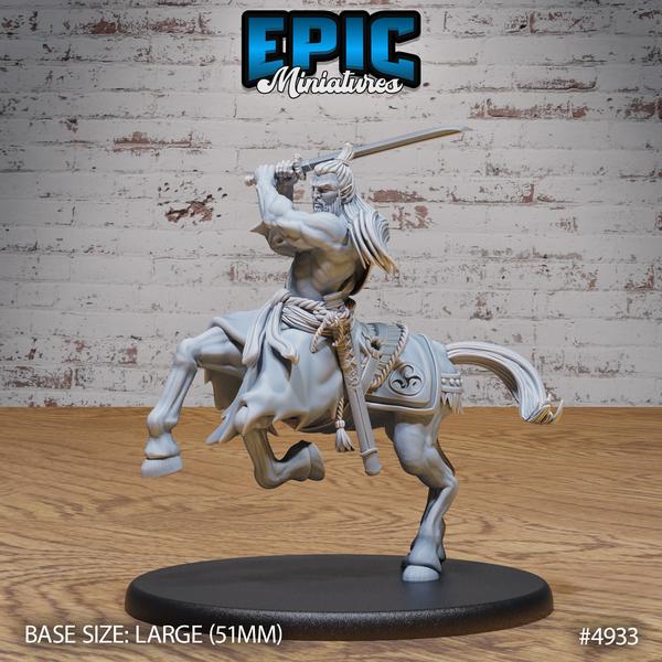 Bushi Centaur Miniature | 28mm Scale Fearsome Samurai Warrior Centaur for DnD, Pathfinder, and Fantasy RPG Adventures