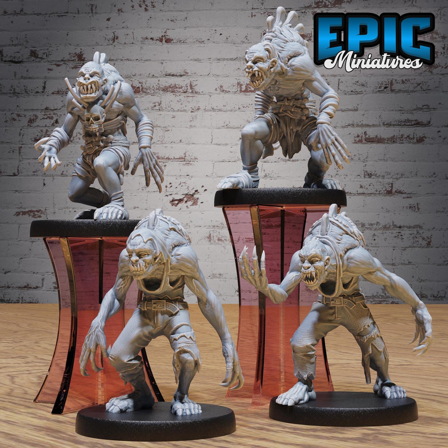 Common Ghoul Miniature | 28mm & 32mm Scale Undead Figure for DnD, Pathfinder, Tabletop RPGs, Wargames, and Dark Fantasy Adventure, Dnd Mini