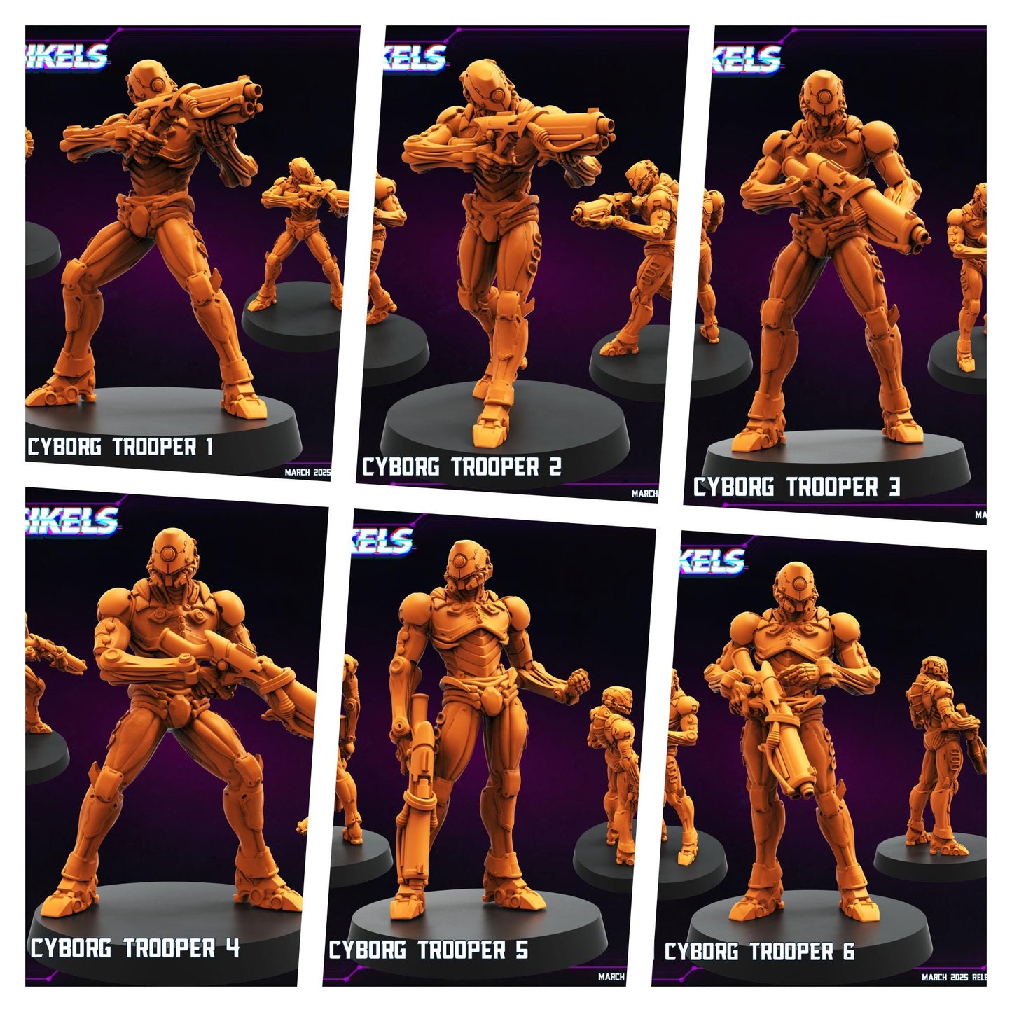 Silicon Cyborg Troopers