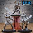 Infernal Stalker Miniature | Set of 3 - Tabletop RPG & D&D miniature. Perfect for wargaming & collectors