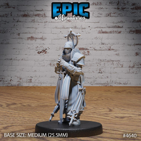 Inquisitor Knights Miniature | 4640 - Tabletop RPG & D&D miniature. Perfect for wargaming & collectors