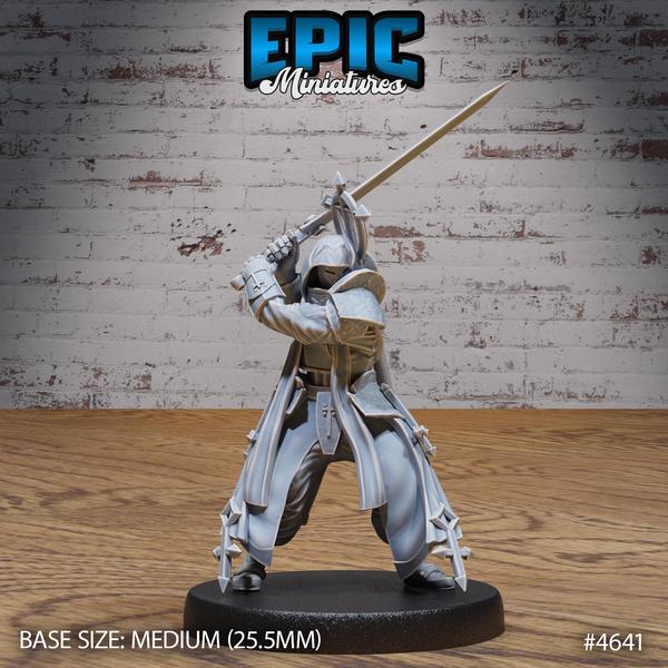 Inquisitor Knights Miniature | 4641 - Tabletop RPG & D&D miniature. Perfect for wargaming & collectors