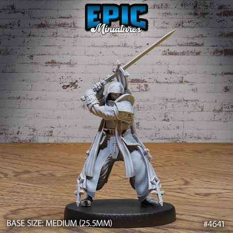 Inquisitor Knights Miniature | 4641 - Tabletop RPG & D&D miniature. Perfect for wargaming & collectors