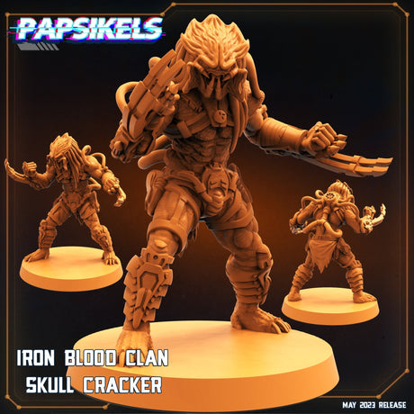 Iron Blood Clan Miniature | B - Tabletop RPG & D&D miniature. Perfect for wargaming & collectors