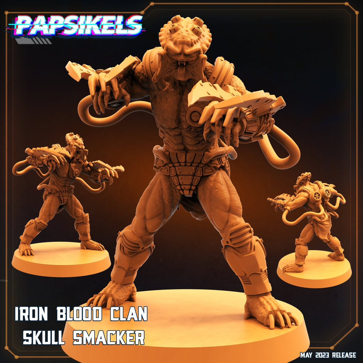 Iron Blood Clan Miniature | C - Tabletop RPG & D&D miniature. Perfect for wargaming & collectors