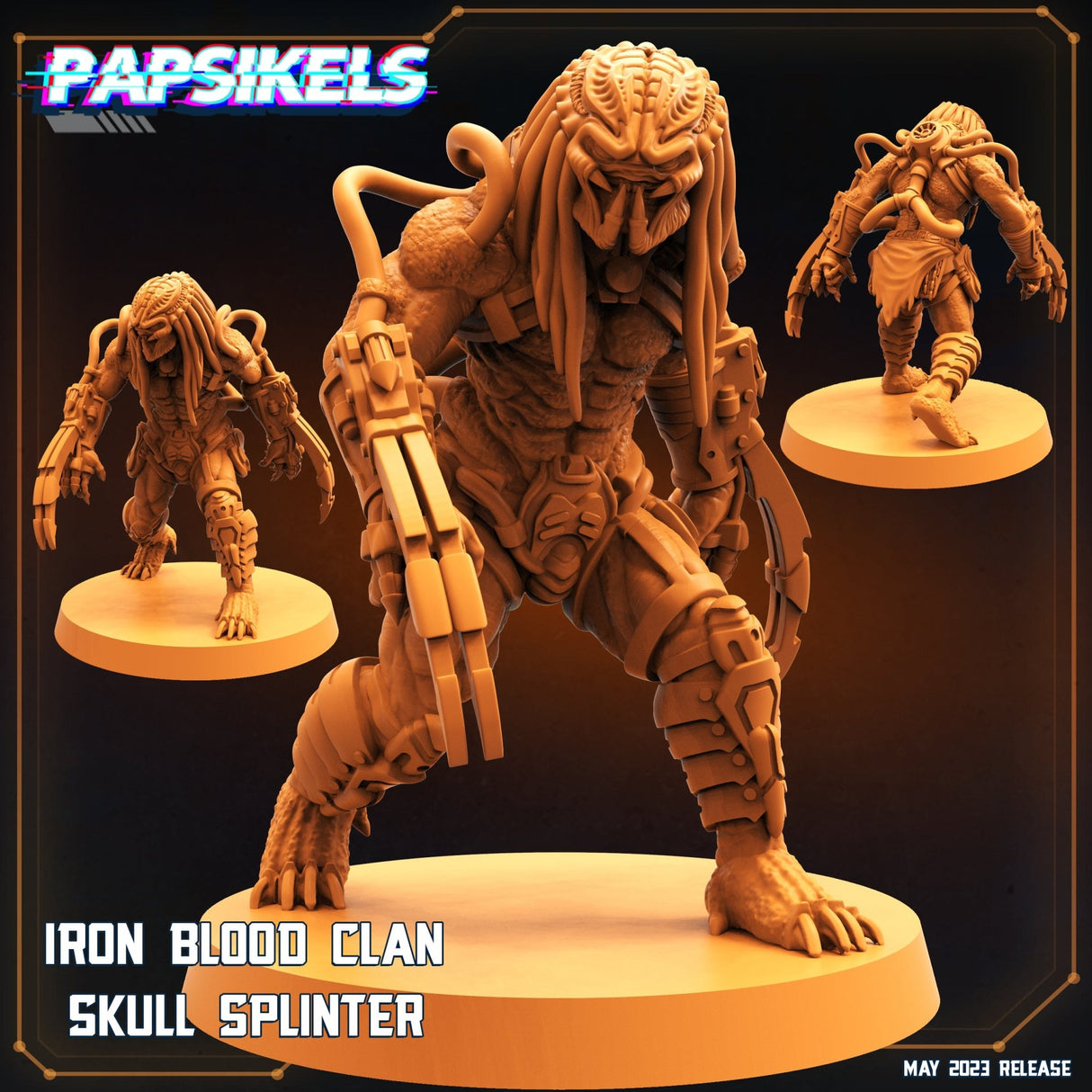 Iron Blood Clan Miniature | D - Tabletop RPG & D&D miniature. Perfect for wargaming & collectors