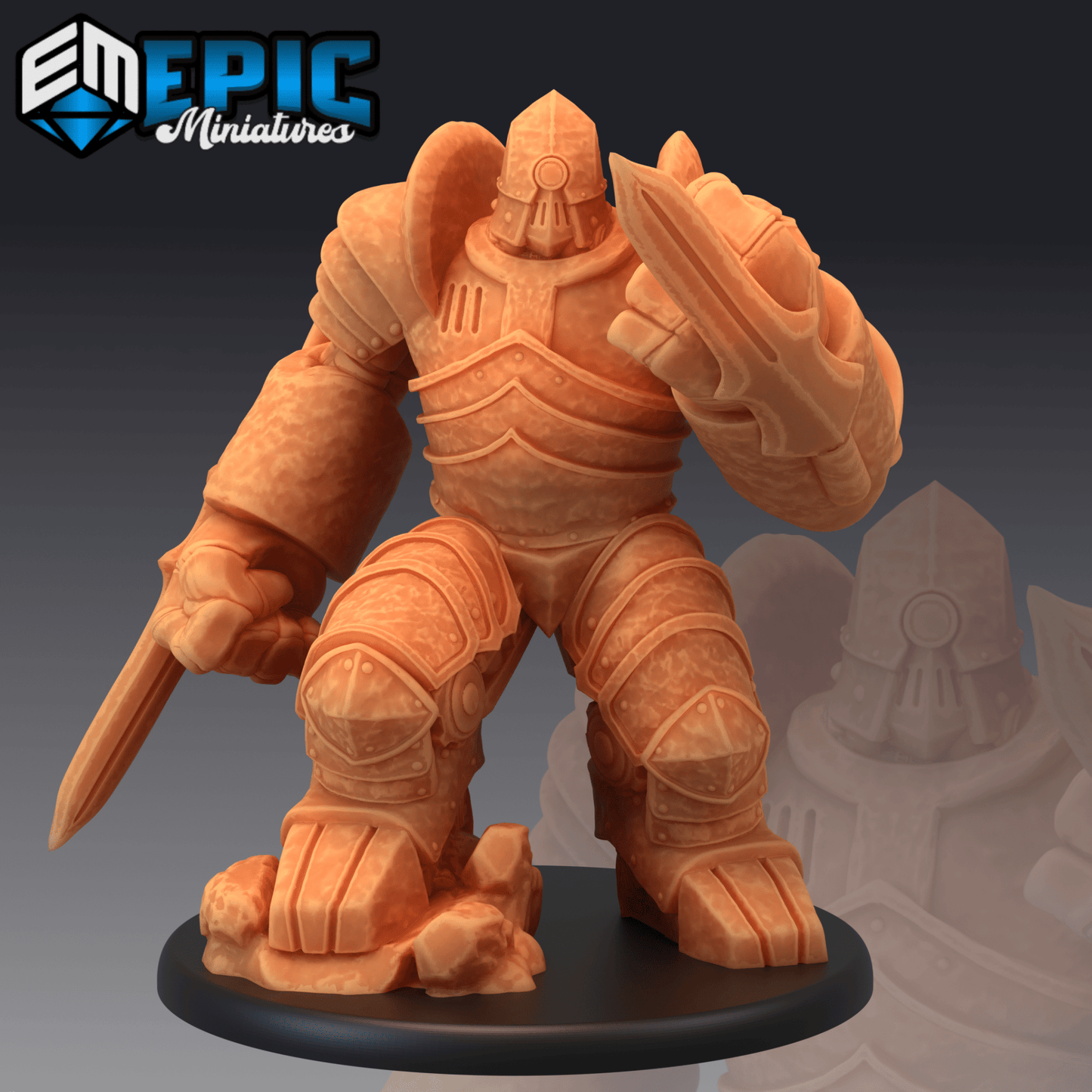 Iron Construct Miniature - B - 28mm