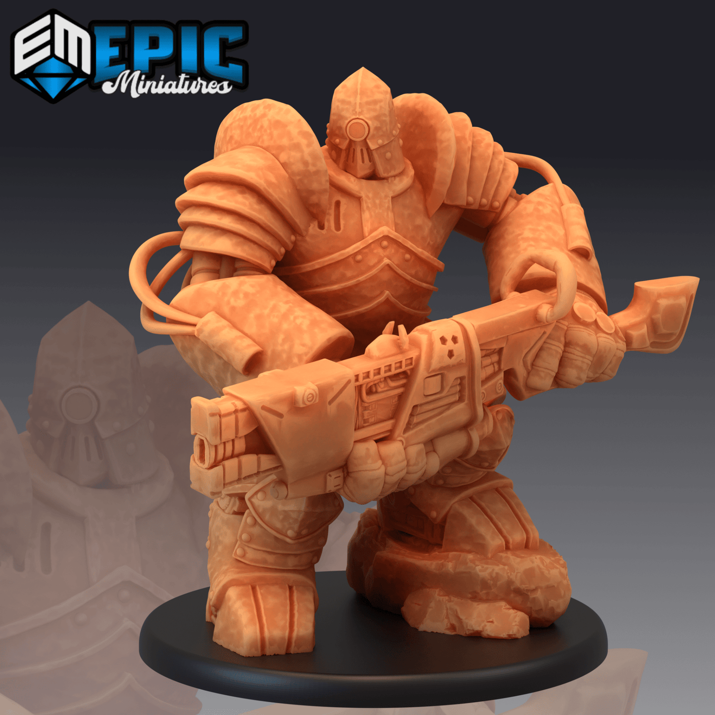 Iron Construct Miniature - C - 28mm