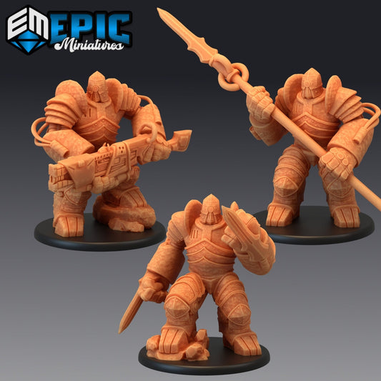 Iron Construct Miniature - Set of 3 - 28mm