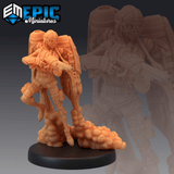 Jetpack Girl Miniature | C - Tabletop RPG & D&D miniature. Perfect for wargaming & collectors