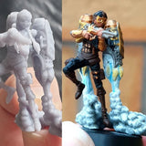 Jetpack Girl Miniature | Set of 3 - Tabletop RPG & D&D miniature. Perfect for wargaming & collectors