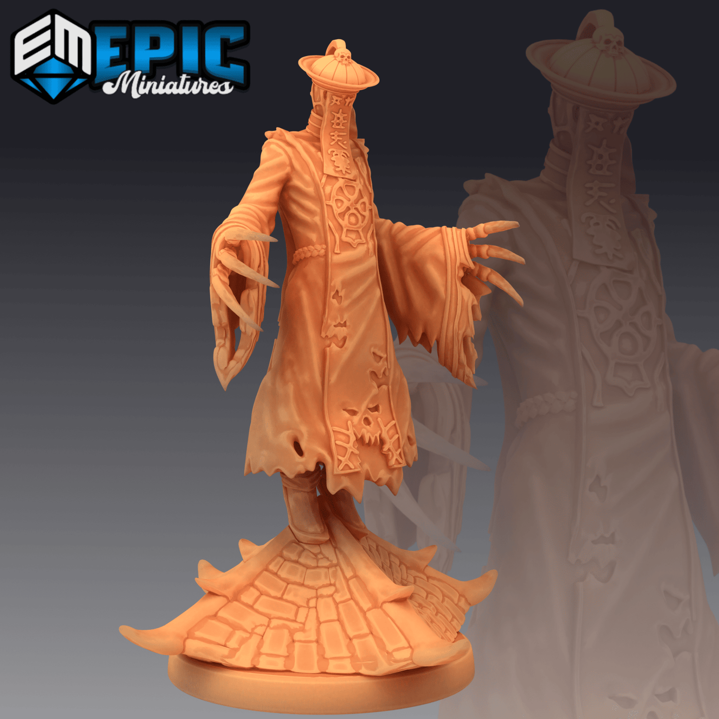 Jiangshi Ghost Miniature - A - 28mm