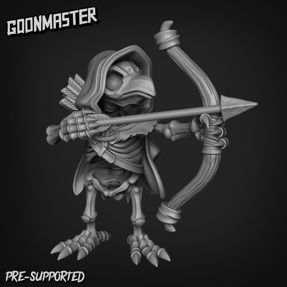 Kenku Skeleton Miniature | A - Tabletop RPG & D&D miniature. Perfect for wargaming & collectors
