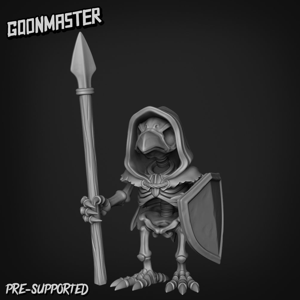 Kenku Skeleton Miniature | E - Tabletop RPG & D&D miniature. Perfect for wargaming & collectors