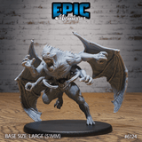 Klurichir Demon Miniature | C - Tabletop RPG & D&D miniature. Perfect for wargaming & collectors