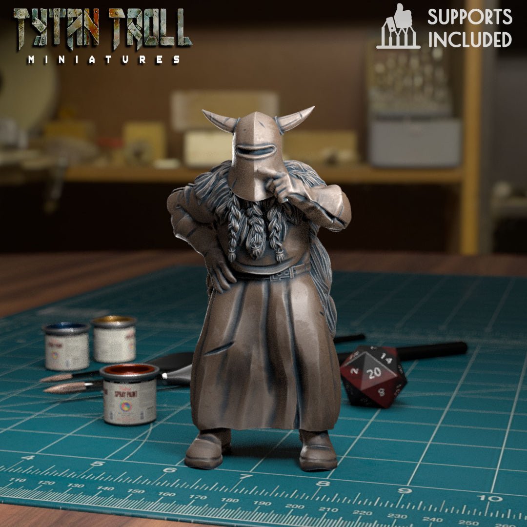 Knight Of Ne Miniature | H - Tabletop RPG & D&D miniature. Perfect for wargaming & collectors