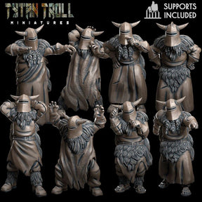 Knight Of Ne Miniature | set of 8 - Tabletop RPG & D&D miniature. Perfect for wargaming & collectors