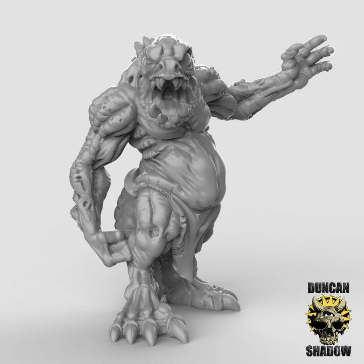 Wild Koa Toa Miniature | B - Tabletop RPG & D&D miniature. Perfect for wargaming & collectors