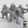 Koa Toa bowmen Miniature | Set of 3 - Tabletop RPG & D&D miniature. Perfect for wargaming & collectors