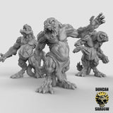 Wild Koa Toa Miniature | Set of 3 - Tabletop RPG & D&D miniature. Perfect for wargaming & collectors