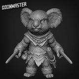 Koala Folk Ranger Miniature | D - Tabletop RPG & D&D miniature. Perfect for wargaming & collectors