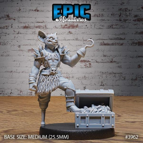 Kobold Bounty Hunter Crew Miniature | 3962 - Tabletop RPG & D&D miniature. Perfect for wargaming & collectors