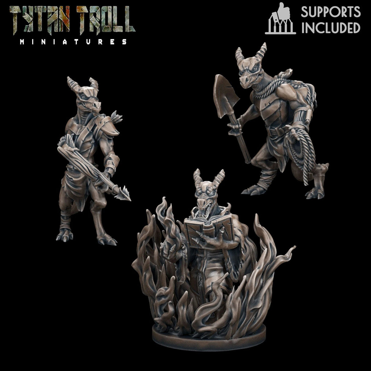 Kobold Bundle Miniature | Set of 3 - Tabletop RPG & D&D miniature. Perfect for wargaming & collectors