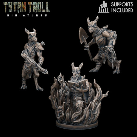 Kobold Bundle Miniature | Set of 3 - Tabletop RPG & D&D miniature. Perfect for wargaming & collectors