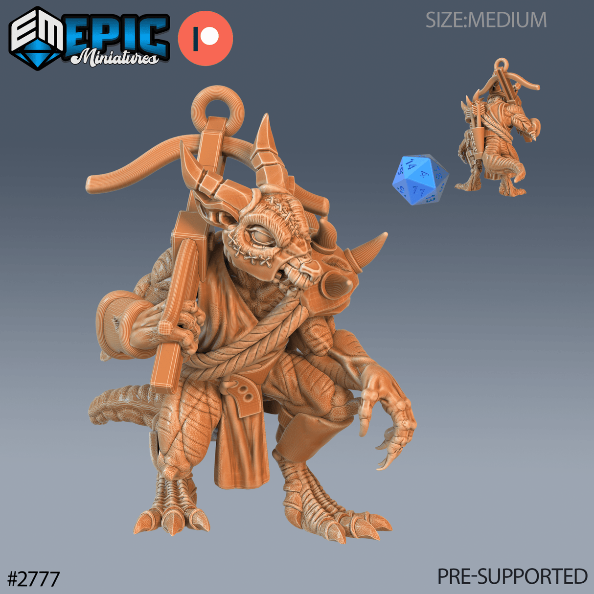 Kobold Elites Miniature | B - Tabletop RPG & D&D miniature. Perfect for wargaming & collectors