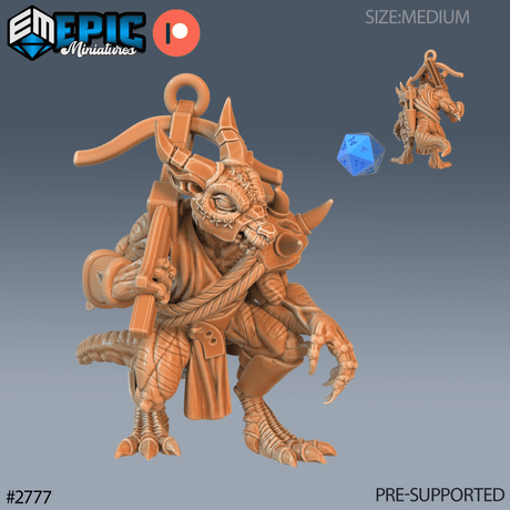 Kobold Elites Miniature | B - Tabletop RPG & D&D miniature. Perfect for wargaming & collectors