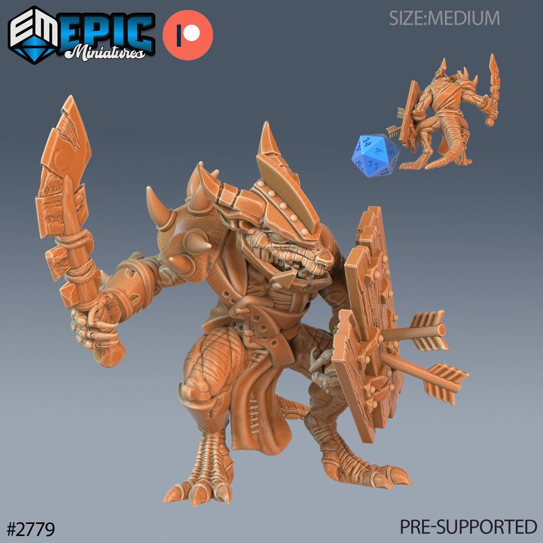 Kobold Elites Miniature | D - Tabletop RPG & D&D miniature. Perfect for wargaming & collectors