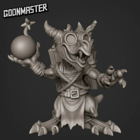 Kobold Miner Miniature | A - Tabletop RPG & D&D miniature. Perfect for wargaming & collectors