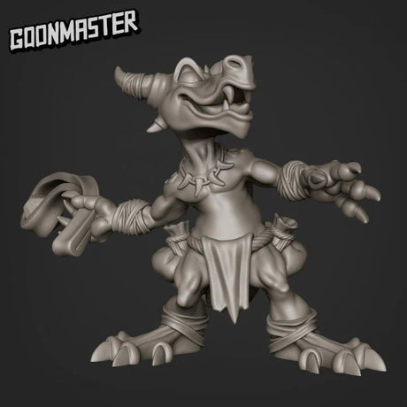 Kobold Miner Miniature | C - Tabletop RPG & D&D miniature. Perfect for wargaming & collectors