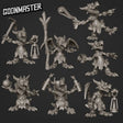 Kobold Miner Miniature | Set of 6 - Tabletop RPG & D&D miniature. Perfect for wargaming & collectors