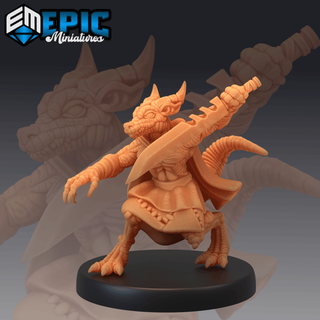 Kobold Miniature set | A - Tabletop RPG & D&D miniature. Perfect for wargaming & collectors
