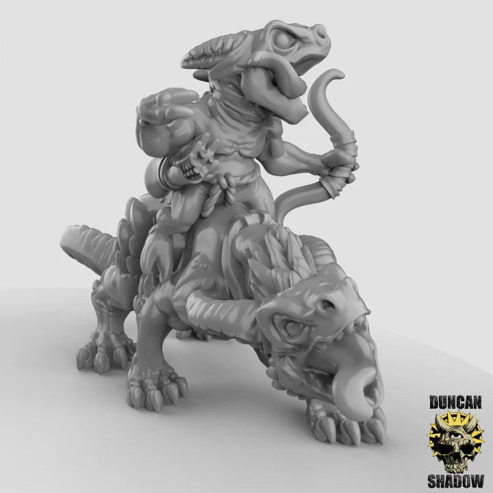 Kobold Miniature Mounted Riders | A - Tabletop RPG & D&D miniature. Perfect for wargaming & collectors