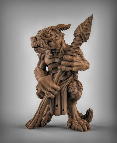 Kobold spearmen Miniature | A - Tabletop RPG & D&D miniature. Perfect for wargaming & collectors