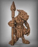 Kobold spearmen Miniature | B - Tabletop RPG & D&D miniature. Perfect for wargaming & collectors