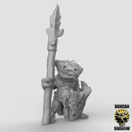 Kobold Miniature spearmen | B - Tabletop RPG & D&D miniature. Perfect for wargaming & collectors